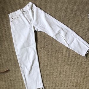 Vintage White Levi’s Jeans